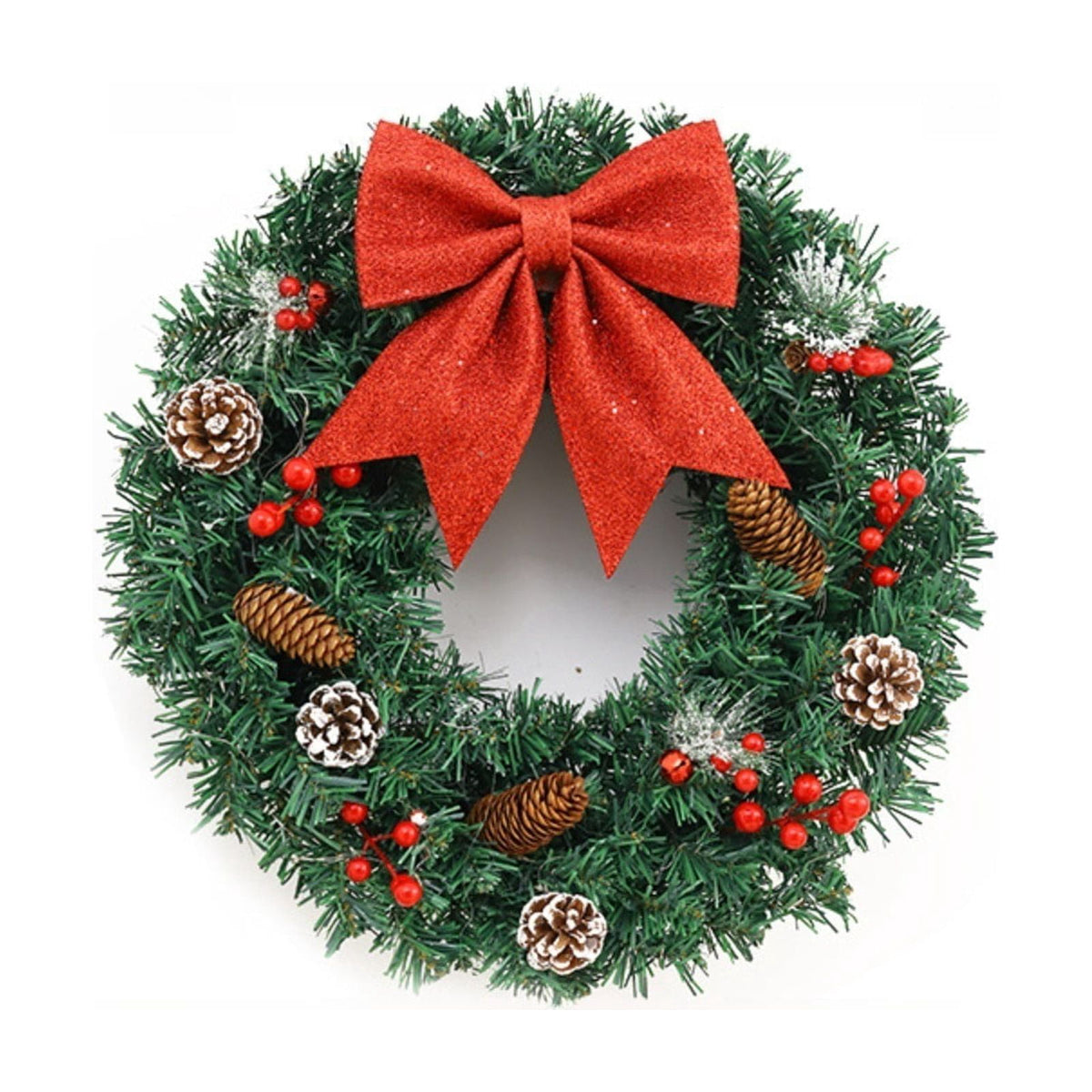 Nkmbld 4th of July Wreaths for Front Door, Independence Day Wreath Red White Blue Flower Wreath for Independence Day Memorial Day Flag Day Decor