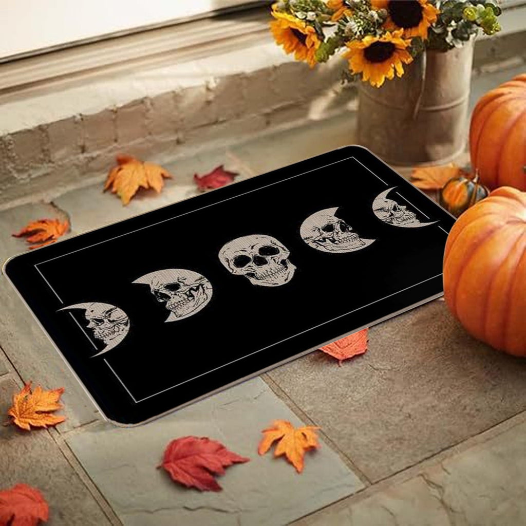 Halloween Kitchen Mat Halloween Printed Carpet Non-slip Entry Door Entry Mat Absorbent Bathroom Kitchen Entryway Mat 40*60cm