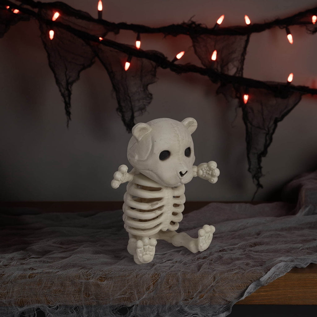 Faux Skeleton Bear Decoration, 5.2", Halloween by Way To Celebrate