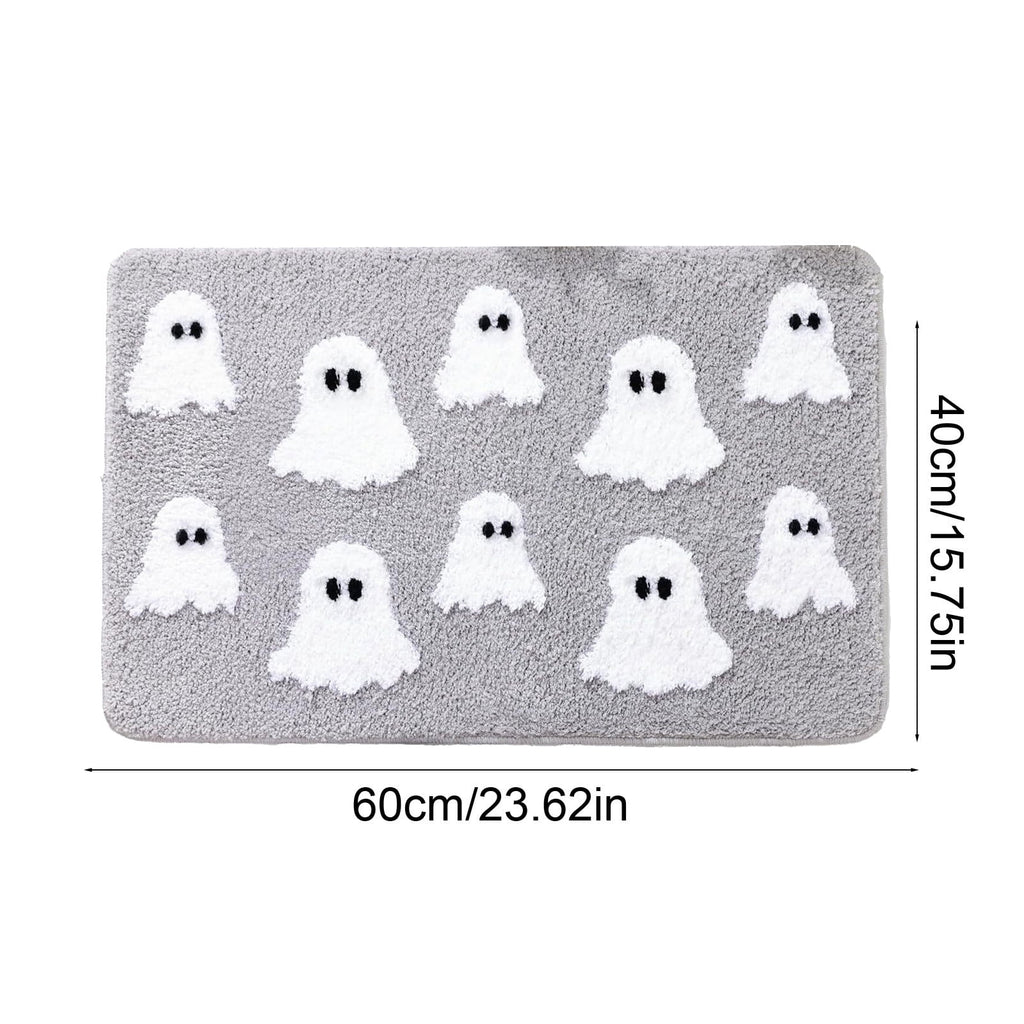 Halloween Pumpkin Doormat, Soft Non-Slip Indoor Outdoor Welcome Rug for Entryway Porch and Front Door
