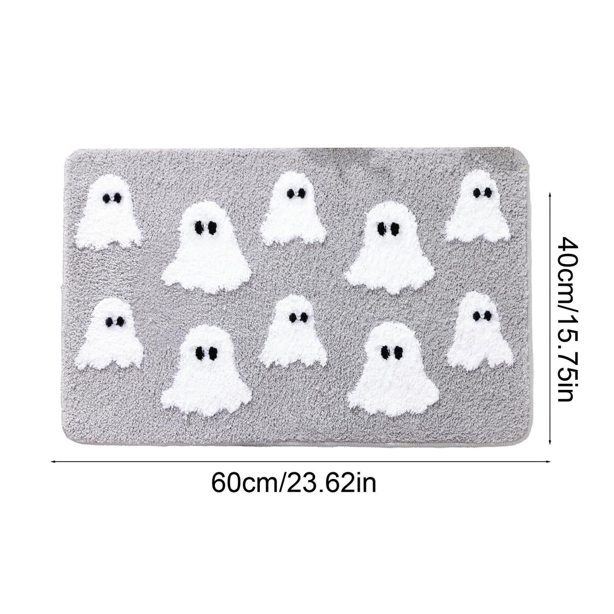 Halloween Pumpkin Doormat, Soft Non-Slip Indoor Outdoor Welcome Rug for Entryway Porch and Front Door