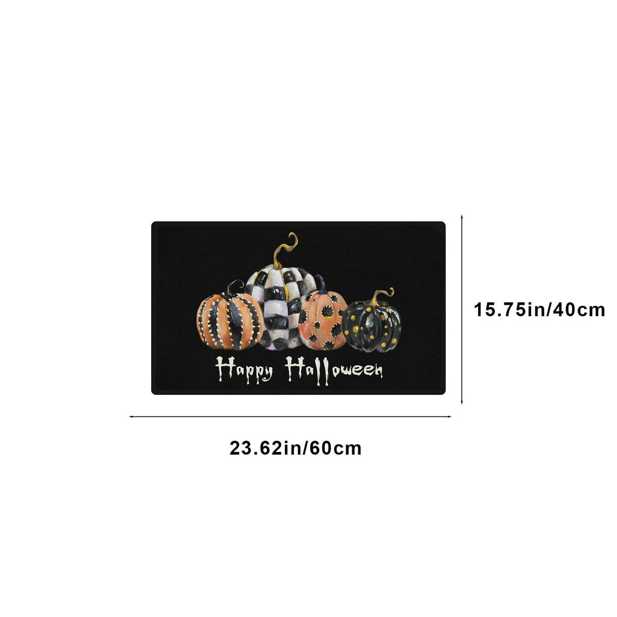 Pidgey Halloween Doormat,23*15" Cat With Pumpkin Outdoor Rugs For Thanksgiving Washable Fall Doormats Layered Front Door Mat For Porch/Farmhouse/Entryway/Patio Orange Rugs Christmas Decor