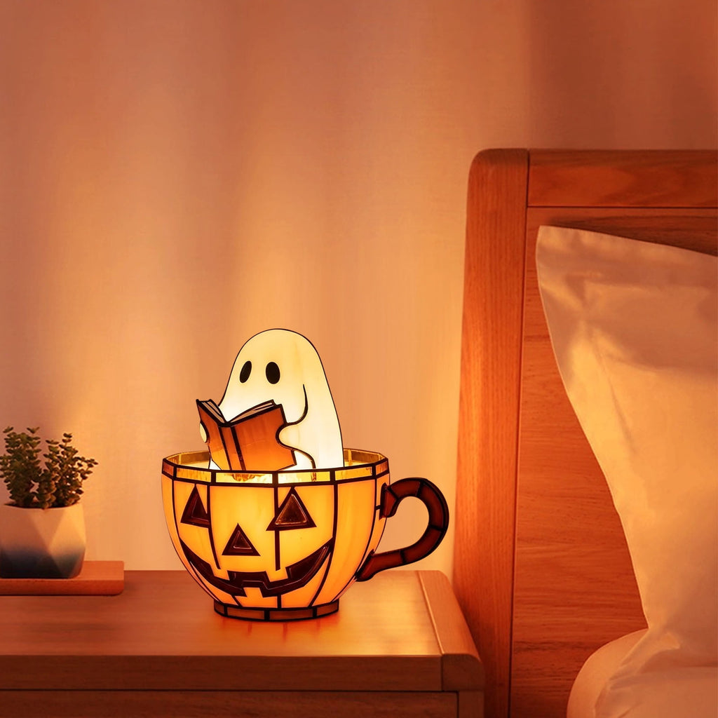 Sruoe Resin Owl Vintage Table Lamp, Decorative Animal Night Light for Bedroom Office Indoor Home Year Round Decor