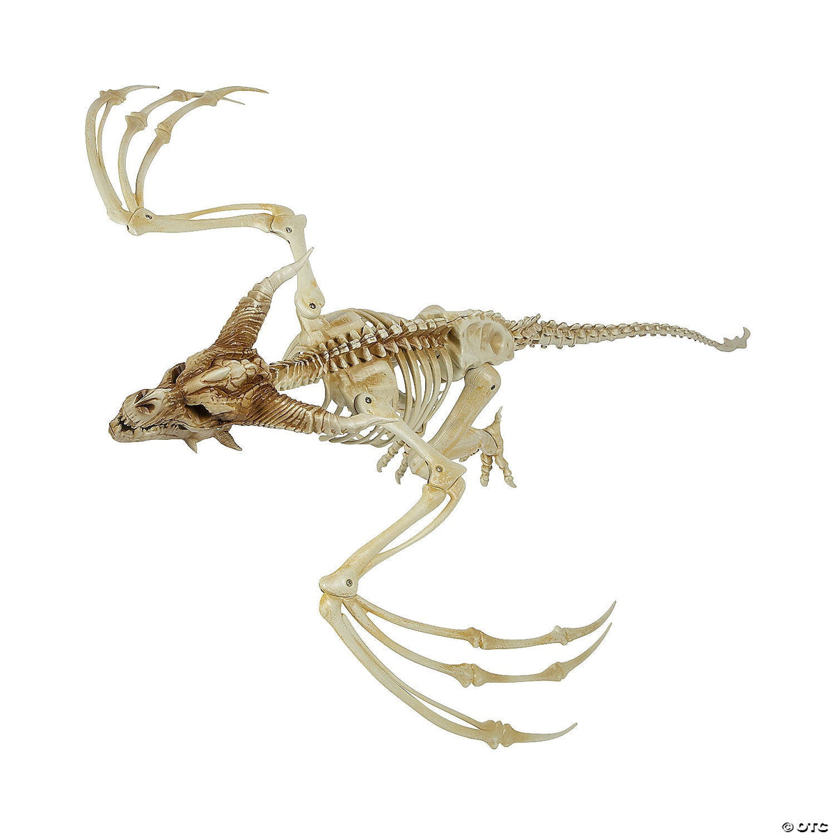 Morris Costumes - Pterosaur Skeleton Plastic Hanging Halloween Decoration 35 1/4 x 11 3/4 - One Size