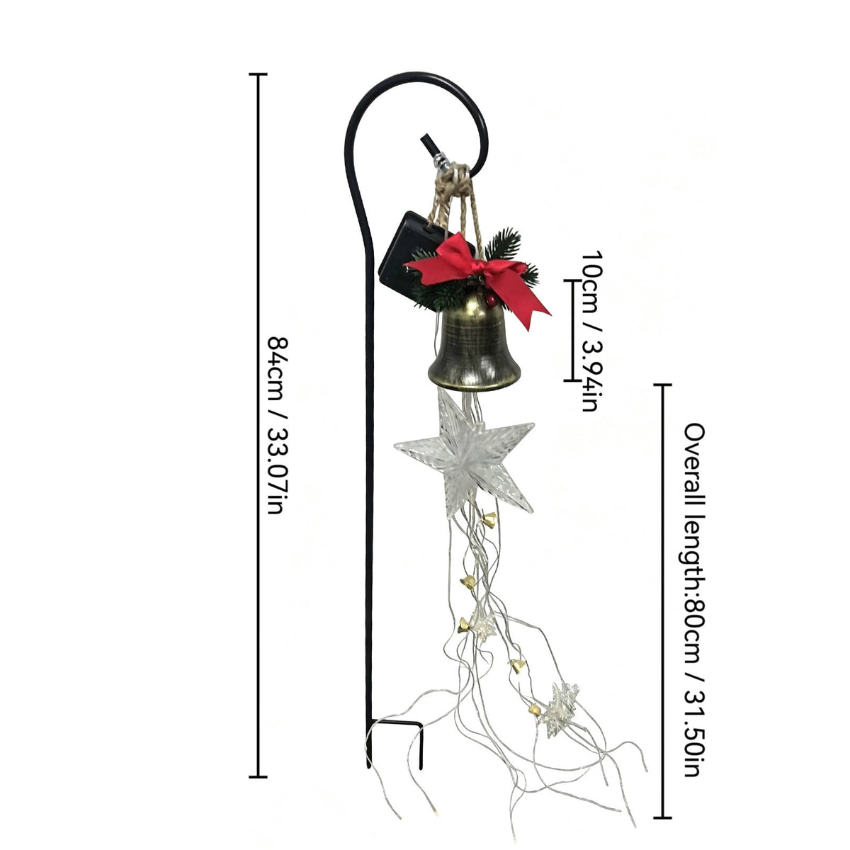 Solar Halloween Garden Stake Light, Bats & Spooky Ghosts Waterproof Solar Lantern Stake with Hanging Pumpkin, Outdoor Halloween Yard Decor for Garden Patio Lawn Pathway