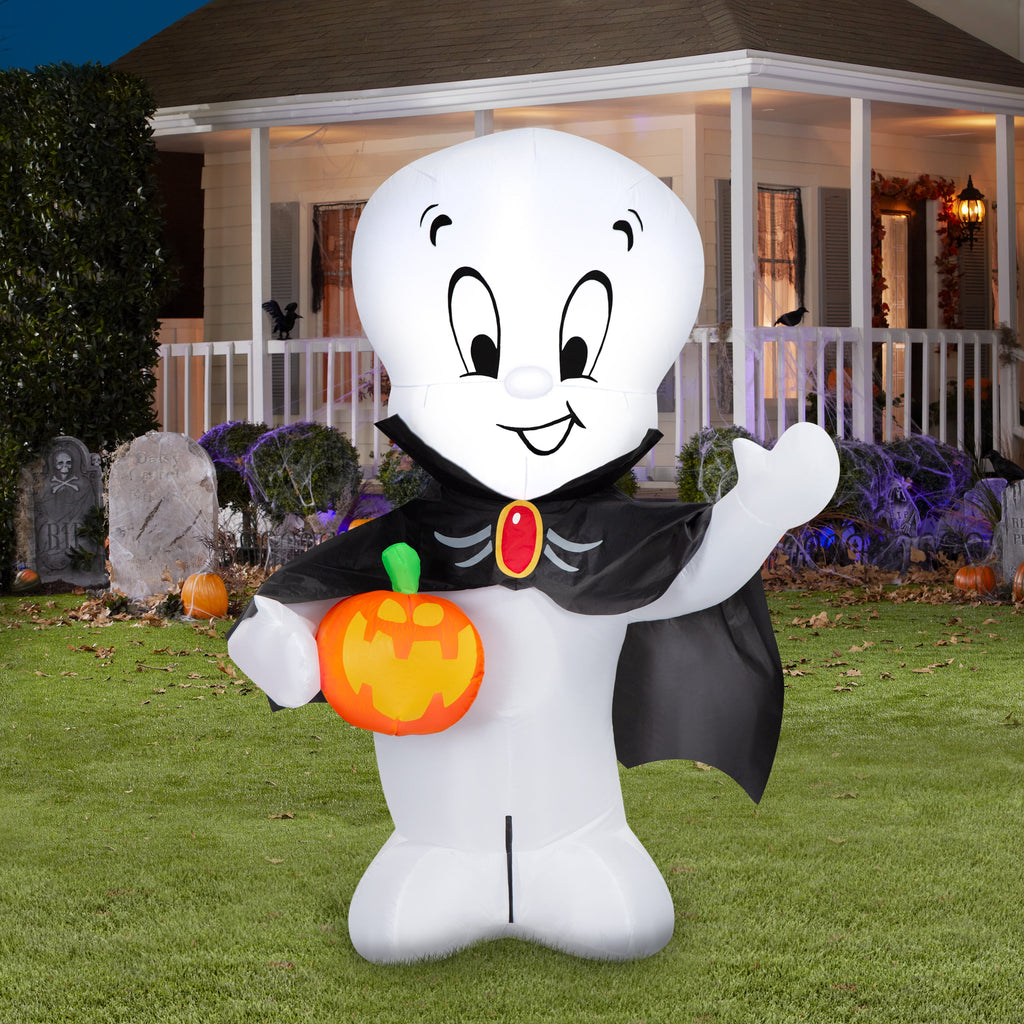 Airblown Halloween Yard Inflatables Light Casper as Cute Vampire Universal, 4.5 ft
