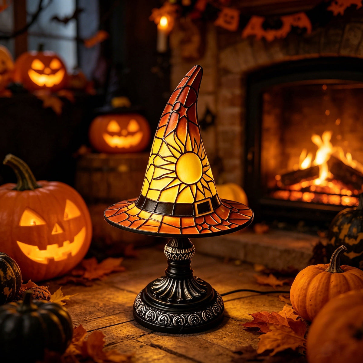Halloween Ghost Night Light, Cute Ghost Playing The Guitar Lamp, Ghost Warm Lighted Figurine Lamps for Party Bedroom Study Room Home Dorm, Halloween Decor Indoor