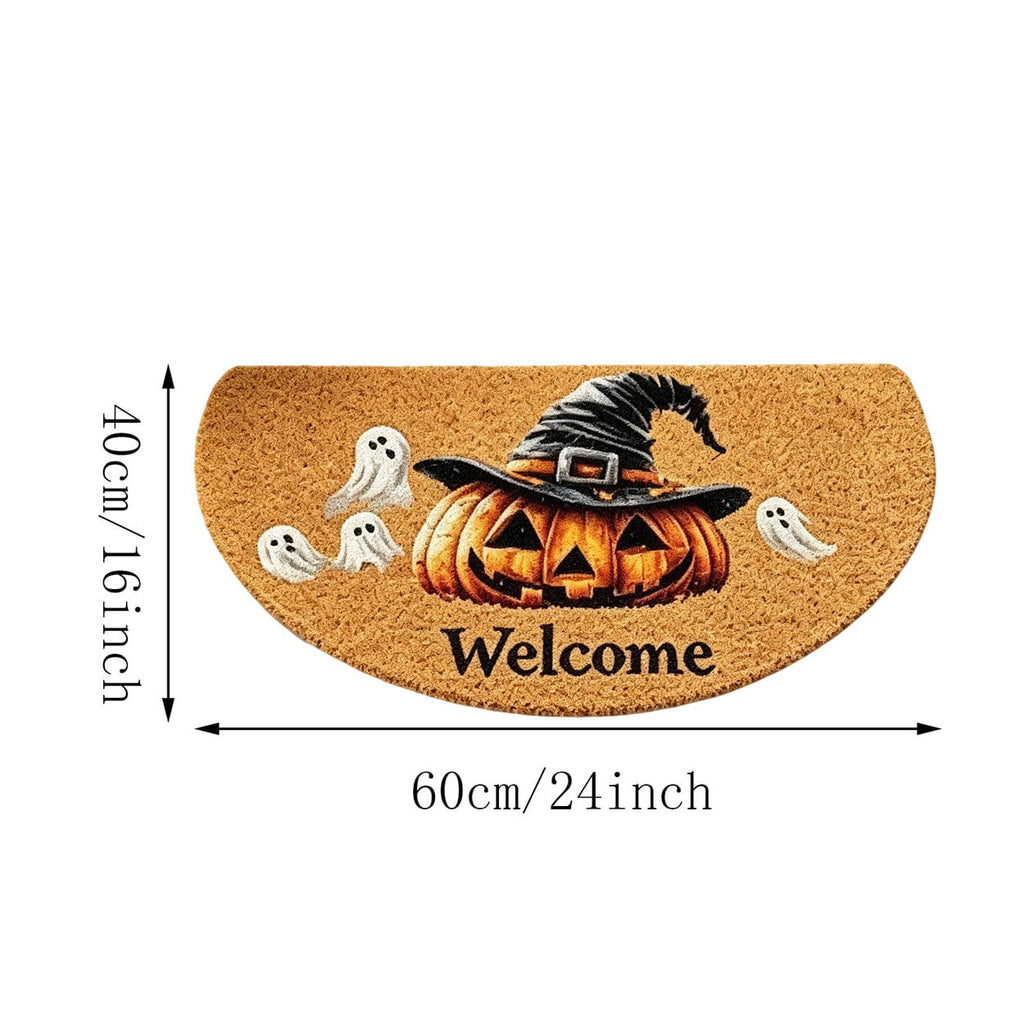 Halloween Door Mat Classic Print Skidproof Mat 15.75x23.62in Polyester Skidproof & Dirt Trapping for Front Door Porch Entryway by MPOISVA