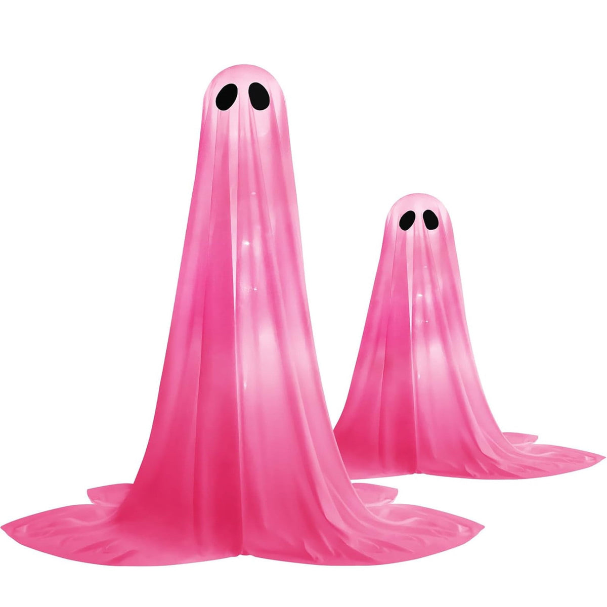 Inflatable Ghost Halloween Decor Light Up Yard Ornament, Halloween Decorative Ornament