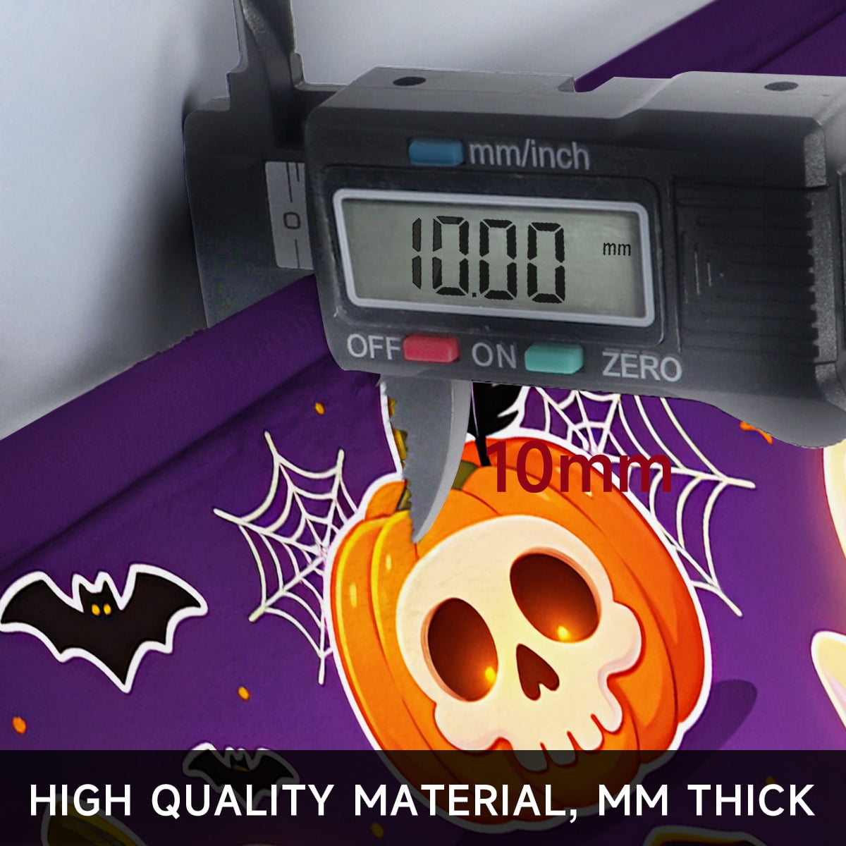 YIMEIS Halloween Pumpkin Lanterns Multi-purpose 1-Piece Flannel Mat and Kitchen Rugs,Soft Non-slip for Home Bedroom Bathroom