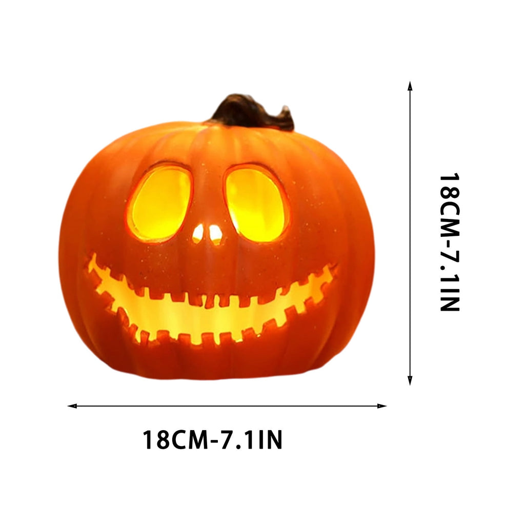 Large LED Lighted Halloween Pumpkin, Weather-Resistant Blow Mold Jack O Lantern Decoration for Outdoor Yard, Porch, Storefront, and Commercial Holiday Displays