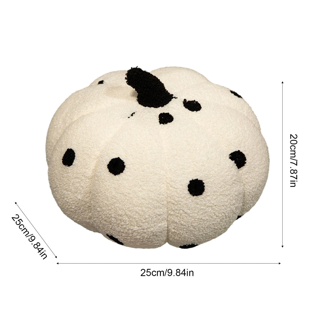 Yhmxh Soft Fluffy Pumpkin Throw Pillow, 3D Plush Sherpa Stuffed Pumpkin Cushion Decor, Cute Autumn Harvest Pumpkin Shaped Plush Toy for Sofa Couch Bed Farmhouse Thanksgiving Halloween Party Decor