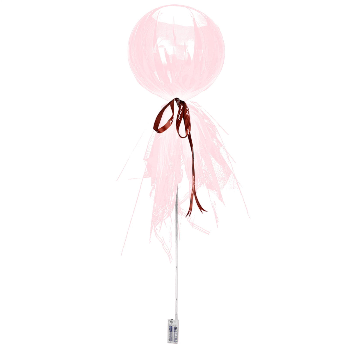 SMKE DIY LED Luminous Rose Balloon Bouquet Kit 3m Fairy Lights Latex Balloon Artificial Rose Party Decor Self-Assembly Glowing Gift Pump String Lights Living Room