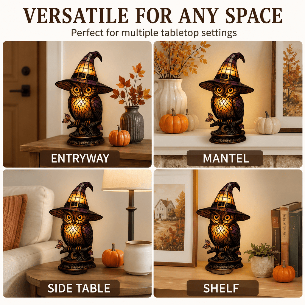 Diceymbol 11.81 Inch Halloween Ghost Night Light, Witch Hat Ghost Lamp with Jack O Lantern, Halloween Decorations Indoor for Table Mantel Party Decor