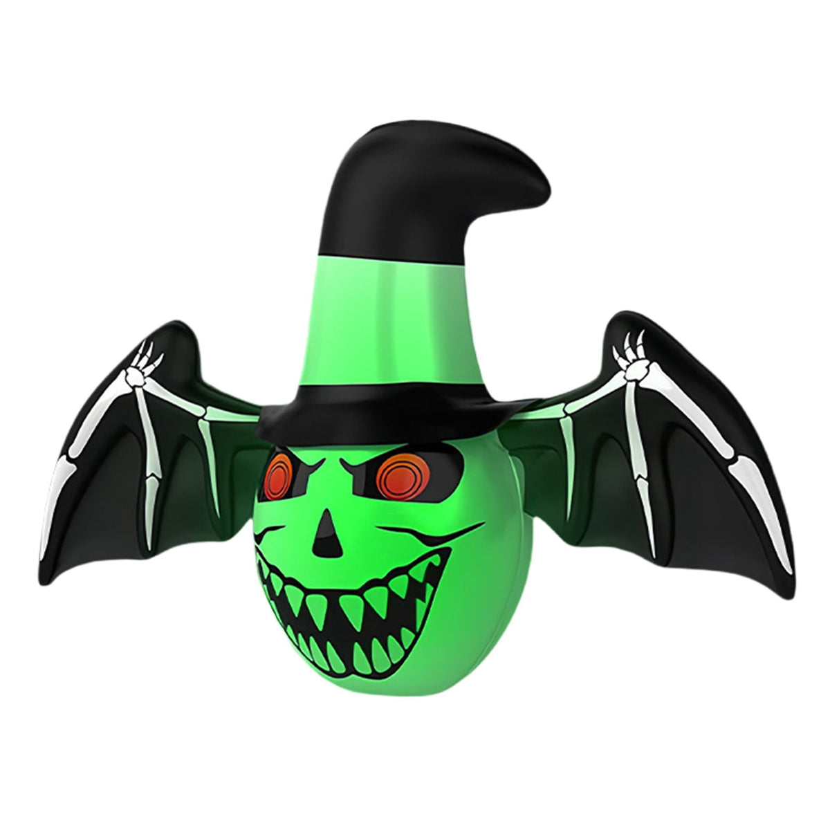syligr Halloween Inflatable Bat for Yard and Garden Decor, Spooky Bat Decor with Lighted for Outdoor, 24x40 Inch, Porch Patio Lawn Ornament, Trick-or-Treat Party Decoration