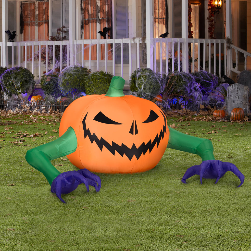 Airblown Inflatables Traditional Jack-O'-Lantern, 4'