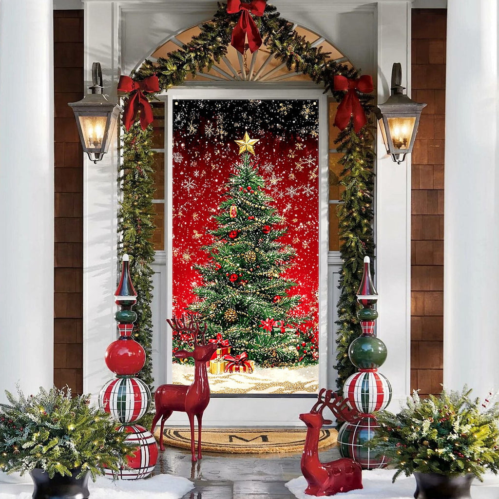 DAMAI Halloween Door Hanging Curtain Party Festival Scene Layout Supplies Decorative Porch Hanging Cloth