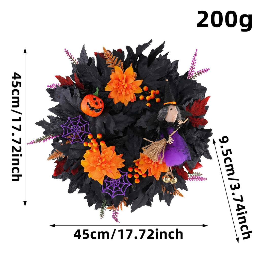 Rijanmt Decorative Plastic Easter Day Wreath, Multicolor