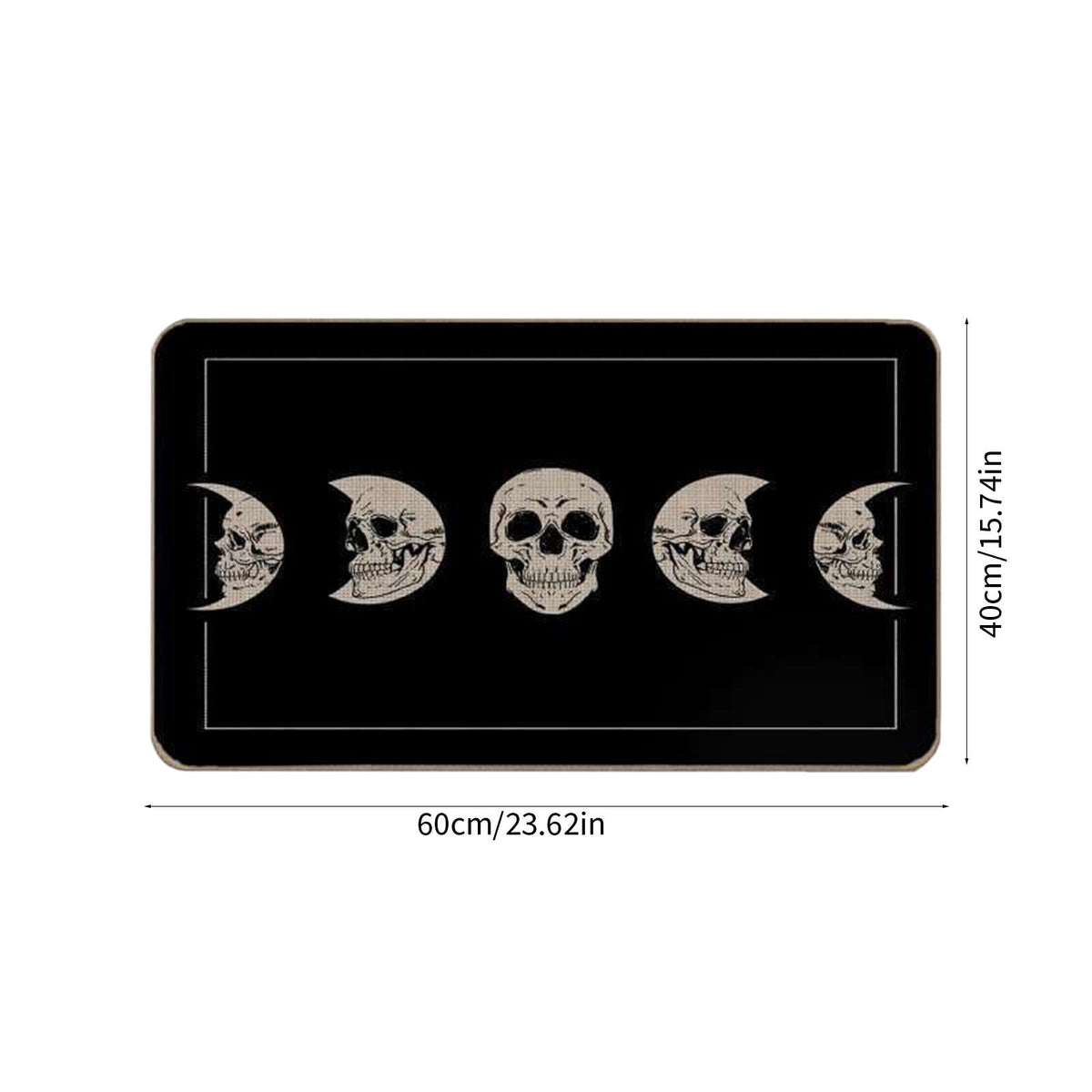 Halloween Kitchen Mat Halloween Printed Carpet Non-slip Entry Door Entry Mat Absorbent Bathroom Kitchen Entryway Mat 40*60cm