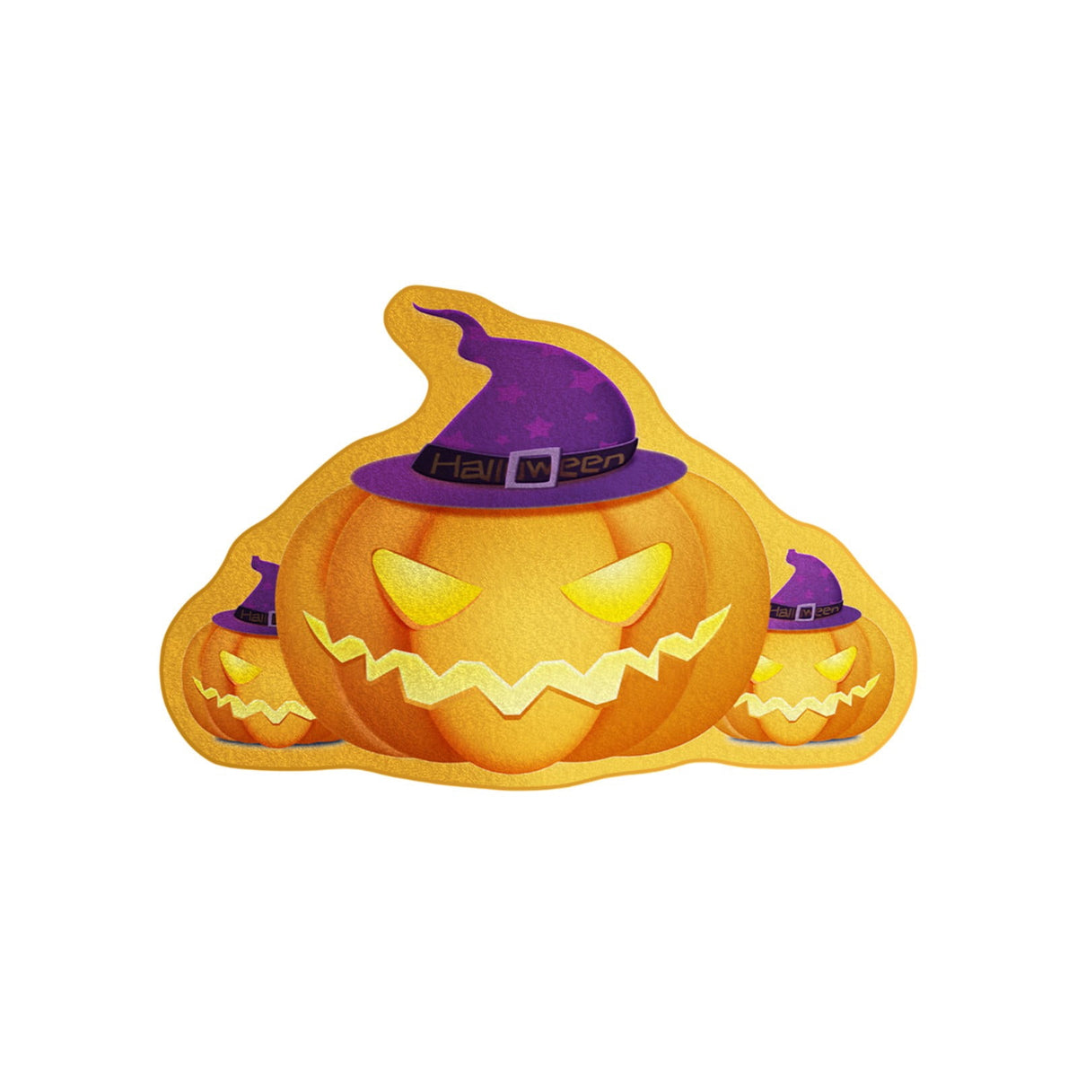 Xuniizn Halloween Mat, 16X24" Velvet Halloween Door Mat for Outside Entrance, Spooky Halloween Rug for Outdoor & Indoor, Non Slip Washable Halloween Doormat, Halloween Bathroom Decor