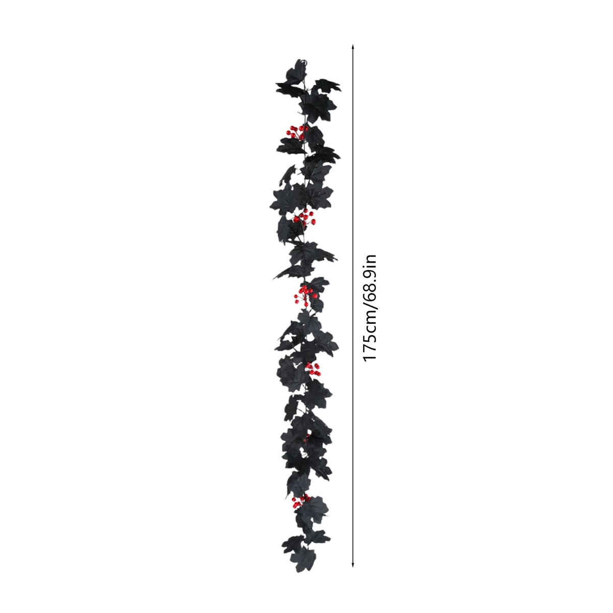 CuiLiyq Halloween Tinsel Garland, 78.7 Inch Black Purple Silver Foil with Bats and Ghosts, Party Decor for Mantel, Staircase, Doorway