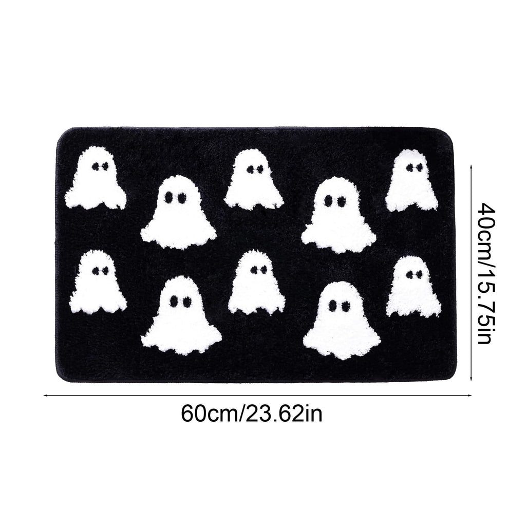 Halloween Pumpkin Doormat, Soft Non-Slip Indoor Outdoor Welcome Rug for Entryway Porch and Front Door