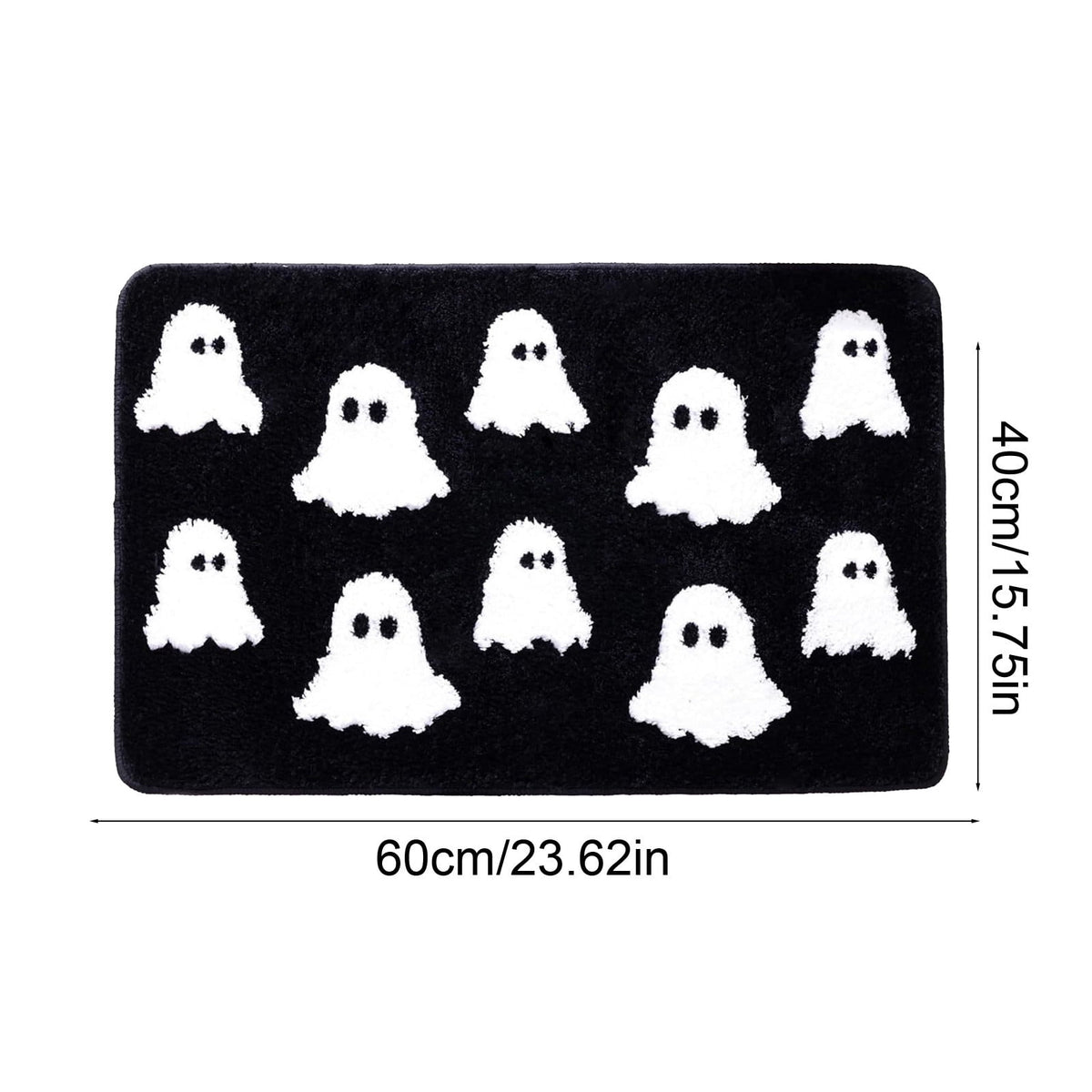 Halloween Pumpkin Doormat, Soft Non-Slip Indoor Outdoor Welcome Rug for Entryway Porch and Front Door